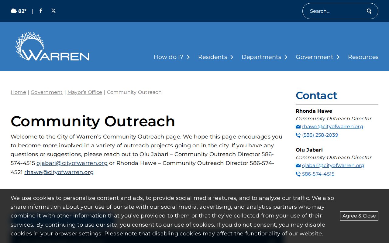 Warren previous residents historical community resources